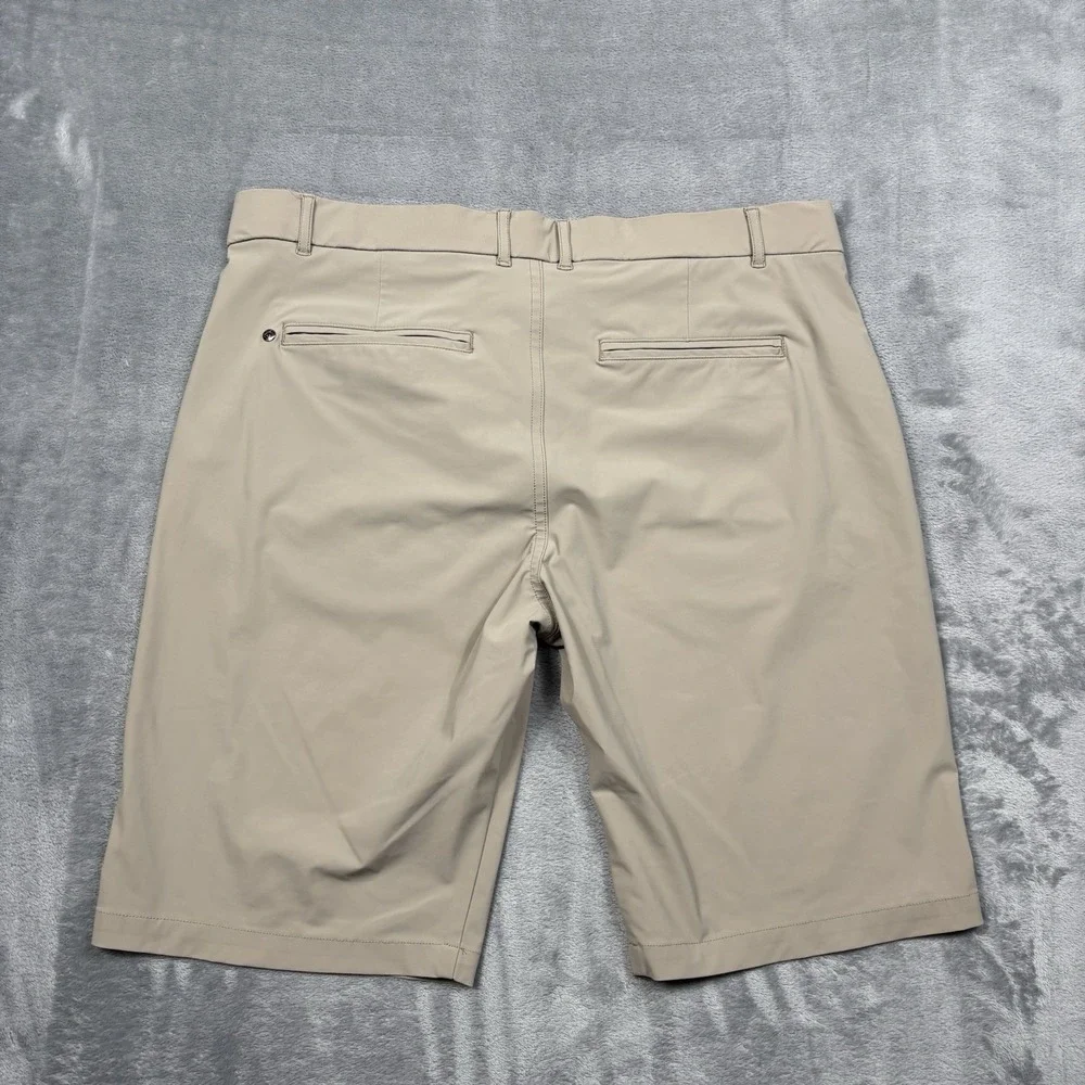 Greyson Shorts Men 35 Montauk Performance Flat Front Golf Chino Lightweight